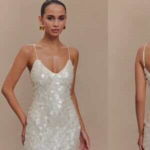 Romilly Sequin Mini Dress - Ivory